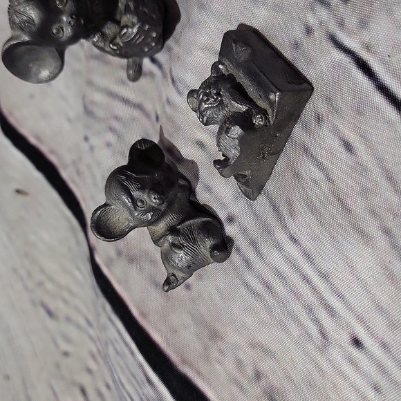 Pewter Miniature micevSet of 6 - Picture 2 of 6